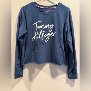 Tommy Hilfiger Blue Long Sleeve Tee Size M